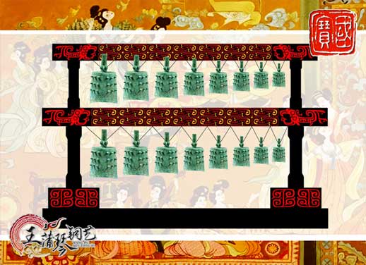 16件晉侯穌青銅編鐘，西周時期編鐘編磬