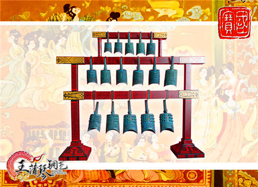 16件套系編鐘、編磬、特鐘、特磬，堂廟祭典用品