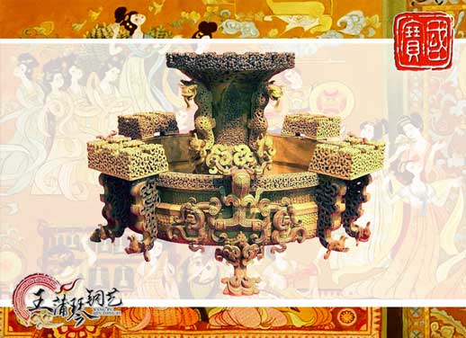 銅尊盤，曾侯乙尊盤，國寶級文物之一