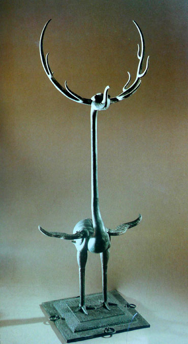 鹿角立鶴 鹿角立鶴